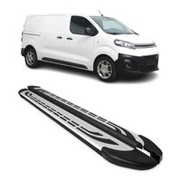 Trittbretter Seitenschweller FüR Citroen Jumpy 2016-2026 L2 L3 Alu Schwarz