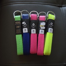 New Varying Converse  Vans Shoe Laces - Set of 5 - New - Multi Length 28"-45"