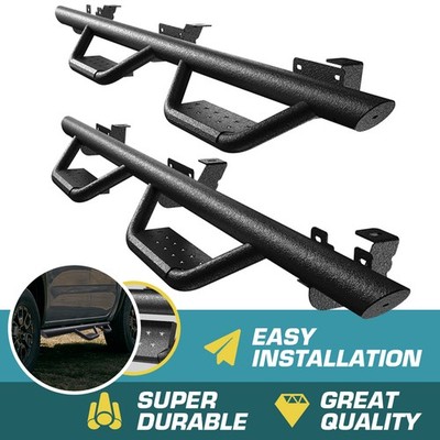 Running Boards for 2018-2026 Jeep Wrangler JL 4 Door Drop Side Step Nerf Bars