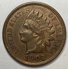 1902 Uncirculated Indian Head Cent Exact Coin Imaged #IND367