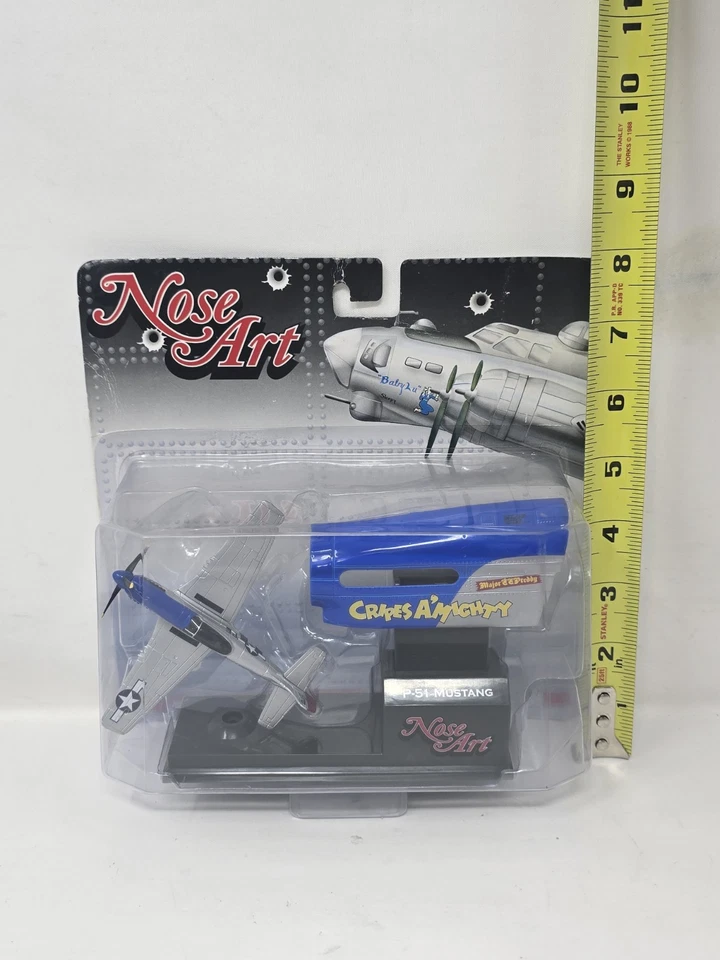 2004 Corgi Nose Art P-51 Mustang Cripes A'mighty Diecast Airplane - New - Image 4 of 4