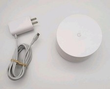 Google Nest Wifi Mesh Router AC-1304 AC1200 Dual-Band Wi-Fi 5 with adaptor
