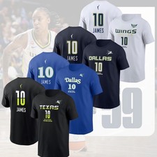 HOT ITEM - Aziaha James #10 Dallas Team Wings 2026 Player Name & Number Fan Gift