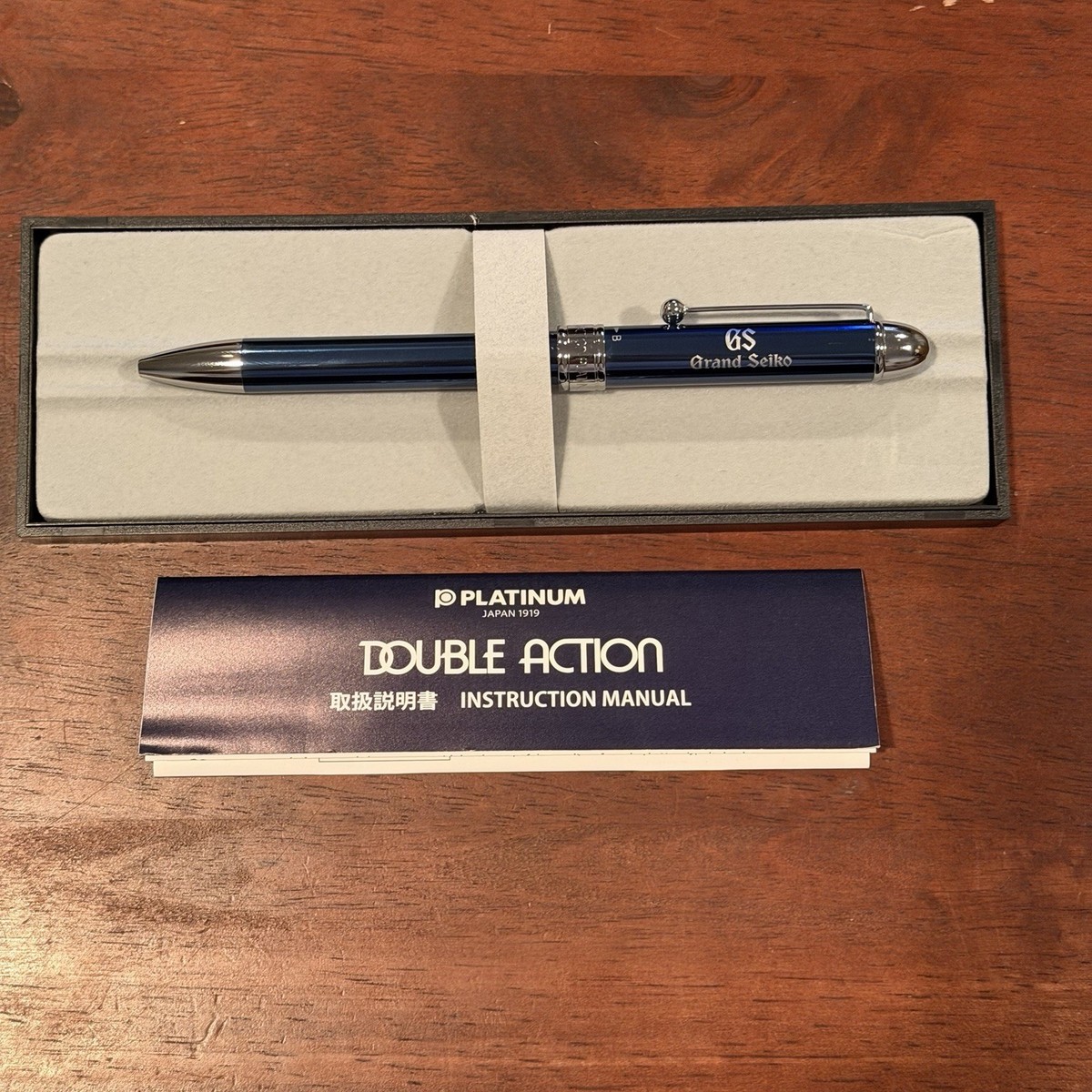 New Grand Seiko Platinum Japan Ballpoint Pen Mechanical Pencil