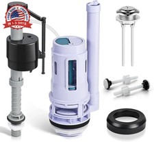 3-Inch Dual Flush Valve Replacement Kit for 2-Piece Toilets, Universal Toilet Re
