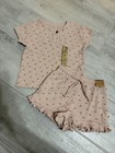 Easy Peasy Toddler Set Shirt & Matching Shorts Pink Floral NWT — photo 4