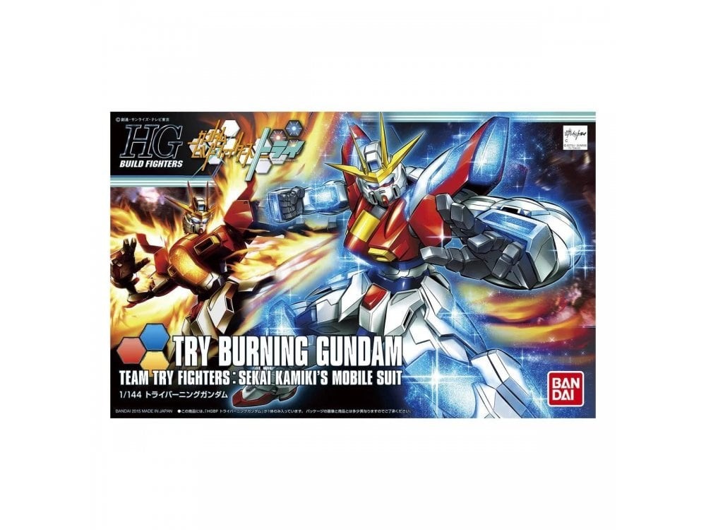 Gunpla Try Burning Gundam HG 1/144 #028bf