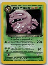 Dark Weezing (14) Unlimited Holo Holo Rare Team Rocket 14/82 LP on eBay