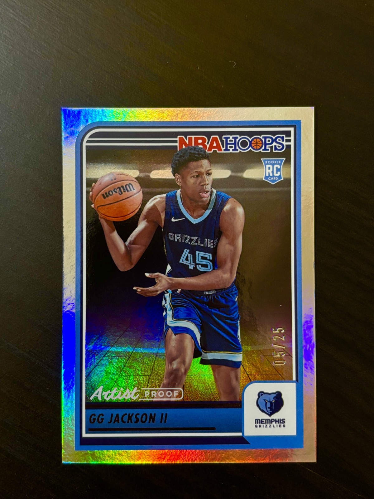 GG Jackson II 2023-24 Hoops Rookie Artist Proof Holo /25 #275 RC SSP Grizzlies