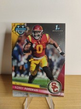2023 Korey Foreman Topps Bowman Chrome U Football #190 USC Trojans