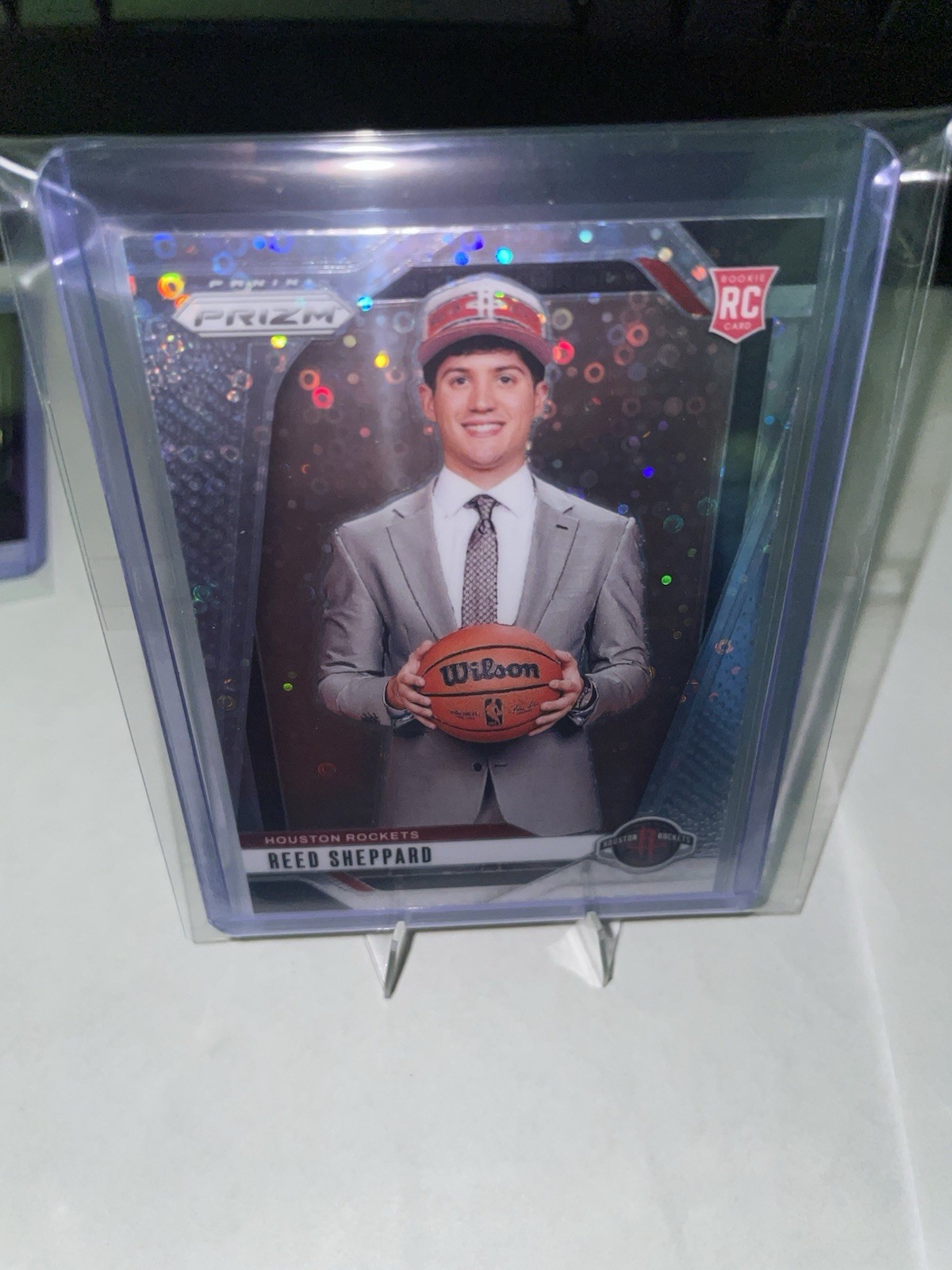 2024-25 Panini Prizm Reed Sheppard Houston Rockets Rookie Disco #268