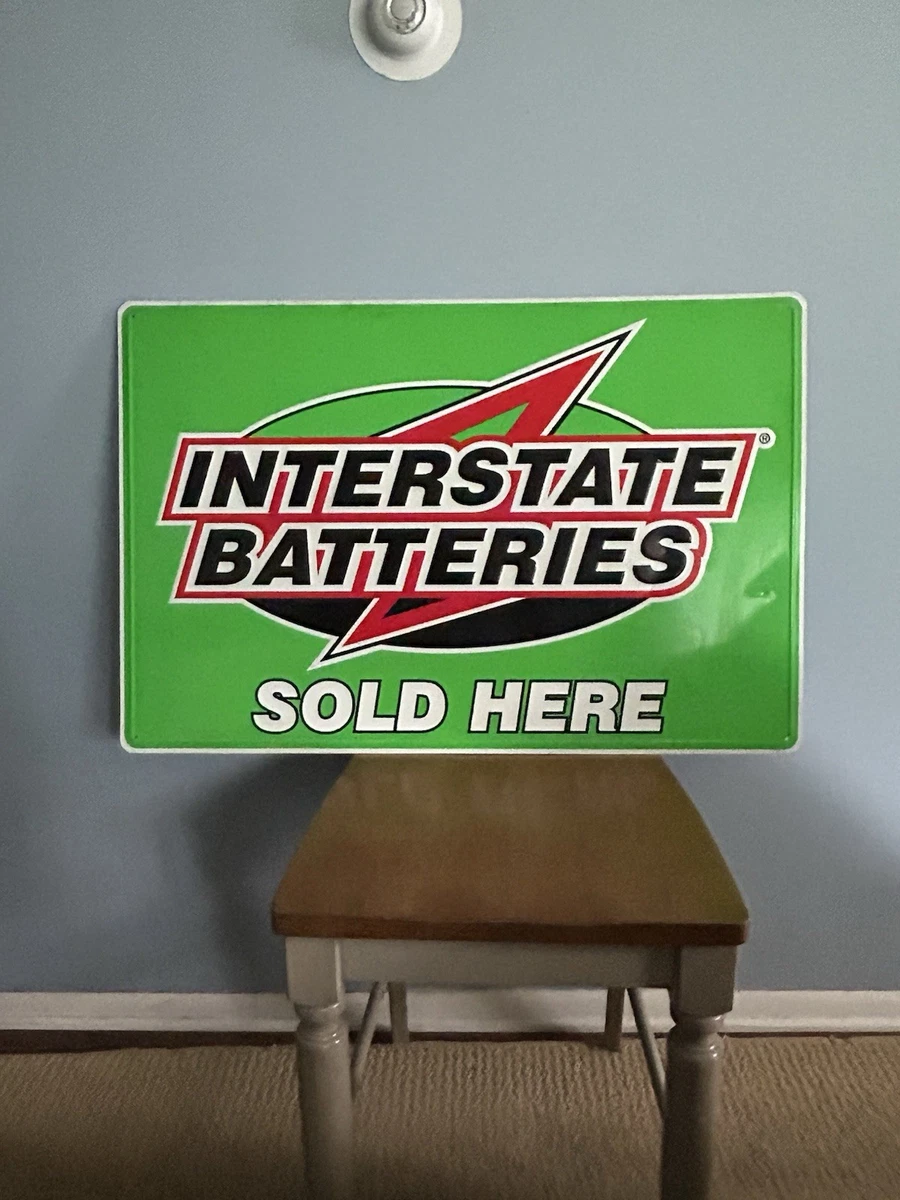 INTERSTATE BATTERIES 看板 サインボード アメリカン雑貨 Interstate Battery Sign for sale | eBay
