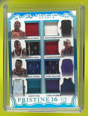 2025 Leaf ITGU Olajuwon, Robinson, O'Neal, Barkley, Ewing, Malone, Webber PS8 /6