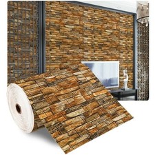 1/5/10M 3D Brick Wallpaper Peel And Stick Wall Sticker Living Room Kitchen Decor