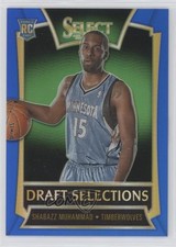 2013 Panini Select Draft Selections Blue Prizm 24/49 Shabazz Muhammad #14 02v3
