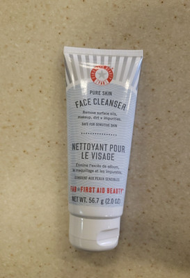 FIRST AID BEAUTY PURE SKIN FACE CLEANSER 2 OZ NEW!