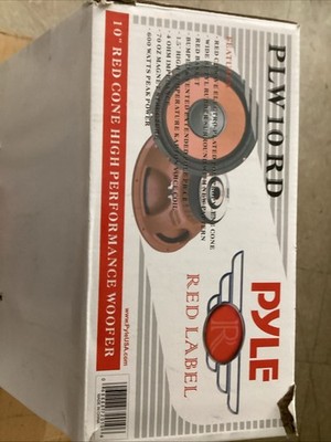 Pyle PLW10RD 1-Way 10in. Car Subwoofer