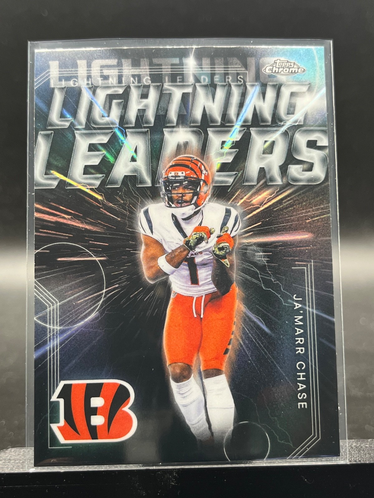 2025 Topps Chrome Ja’Marr Chase LL-11 Lightning Leaders Case Hit SSP