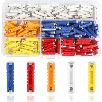 200x KFZ Sicherung Torpedo Set 5A 8A 10A 16A 25A Oldtimer Auto Continental Kunst