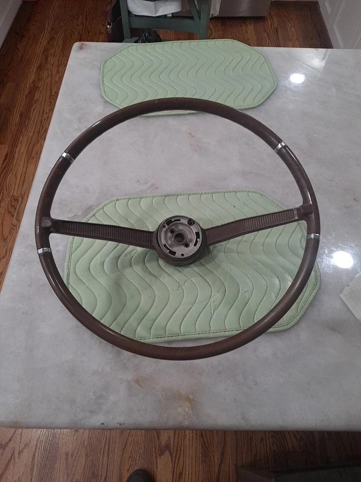 1964 MERCURY COMET-CALIENTE-CYCLONE STEERING WHEEL & HORN RING - Image 2 of 4