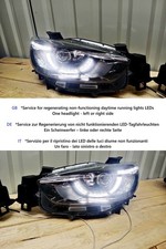 MAZDA CX5 VOLL LED FULL LED SCHEINWERFER HEADLIGHT SERVICE REGENERATION NEW LEDS