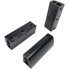 Exercise Bike Seat Bracket 2PCS Plastic Mounting Block for Recumbent Cycle Use