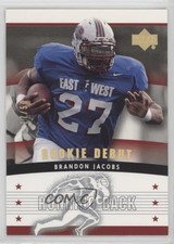 2005 Upper Deck Rookie Debut Gold Spectrum 17/50 Brandon Jacobs #192 00gy
