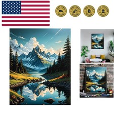 Paint By Numbers Kit For Adults, Mountain Paint By Number Kits For Beginner L...