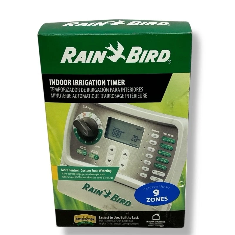Rain Bird SS900IN Simple to Set Indoor Outdoor Irrigation Timer 9 Zone
Opens in a new window or tab