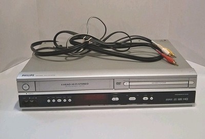 Philips DVP3050V VCR DVD Combo Player VHS Recorder No Remote READ DESCRIPTION 
