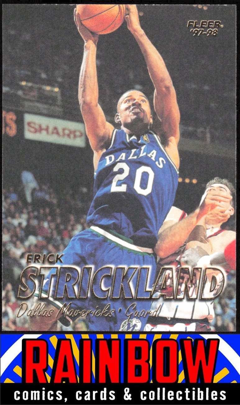 1997-98 Fleer #121 Erick Strickland Rookie Dallas Mavericks