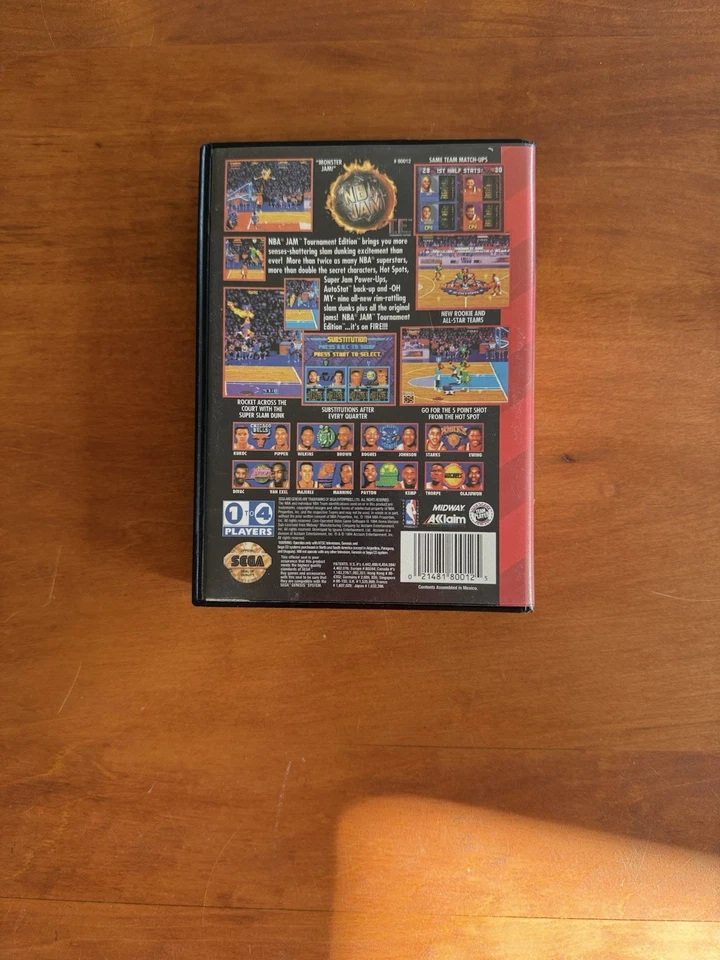 NBA Jam Tournament Edition T.E. (Sega Genesis) CIB Complete & Tested Ships Fast - Image 4 of 4