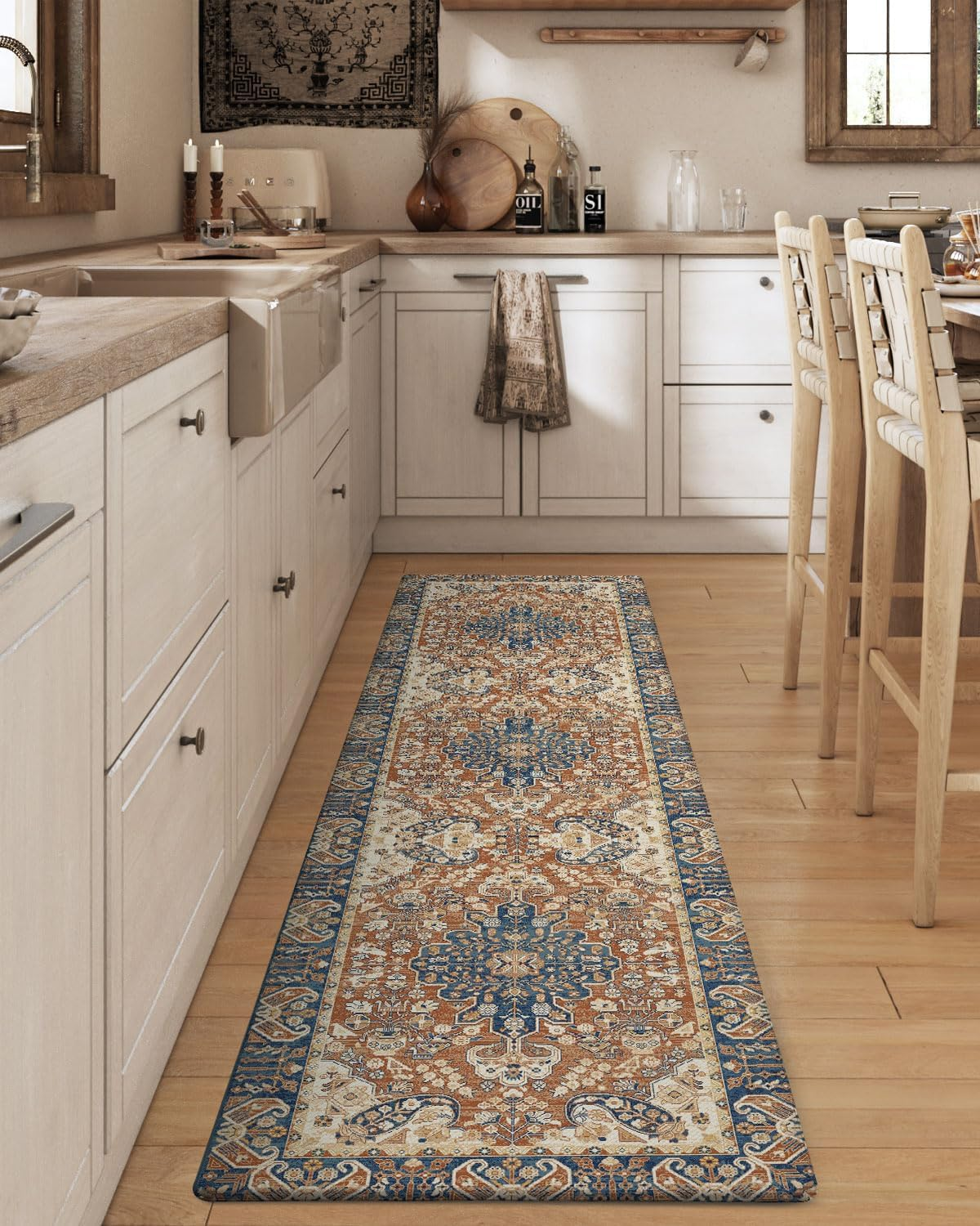 Kitchen Mats for Floor Cushioned, 23X86 Extra Large Long Runner Rug Non Slip, Wa