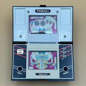 Nintendo Game & Watch Pocketsize PINBALL PB-59 1983 Near Mint In Box
