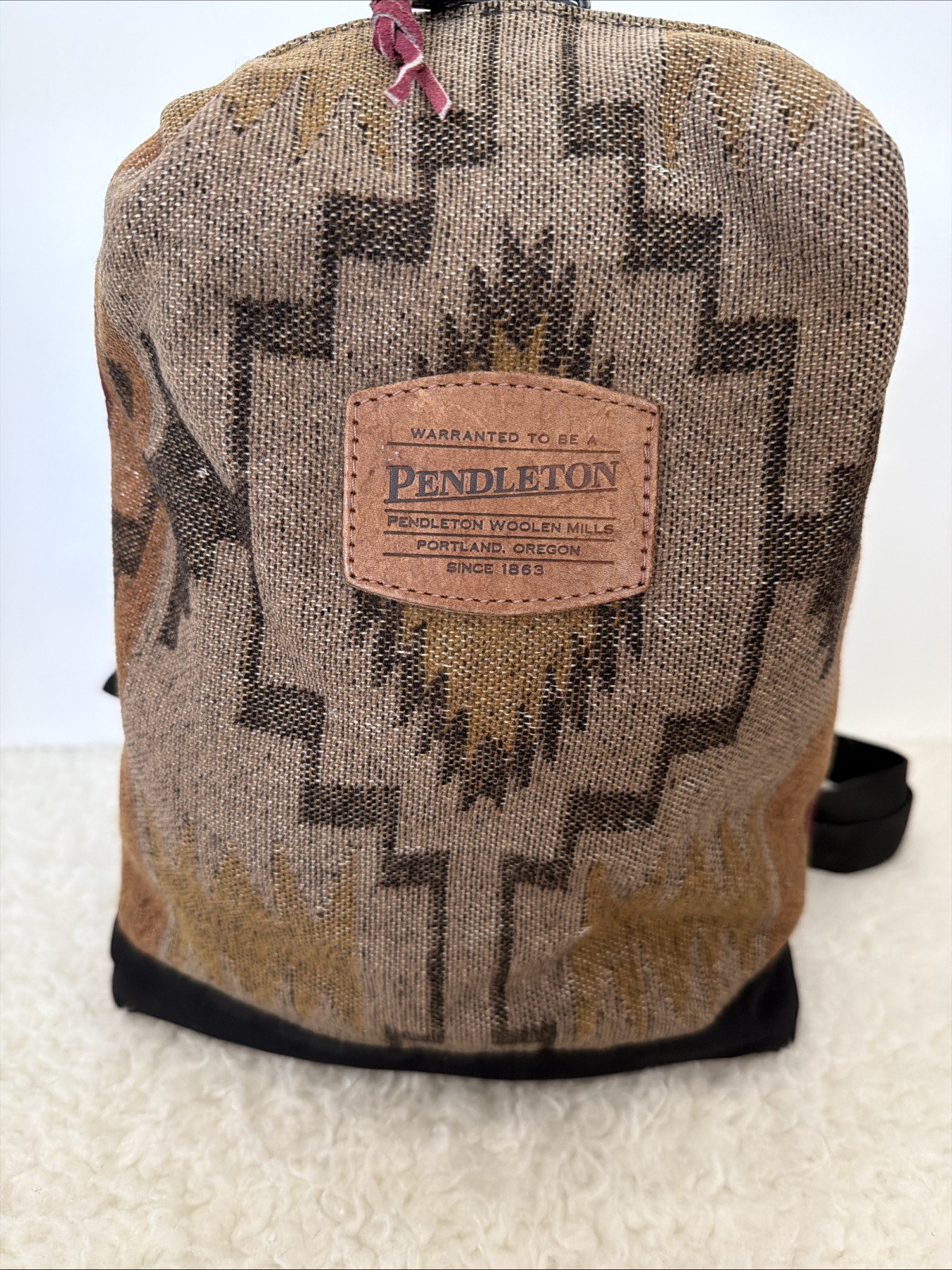 NWT Pendleton Full Size backpack, Wool $128 - image 1