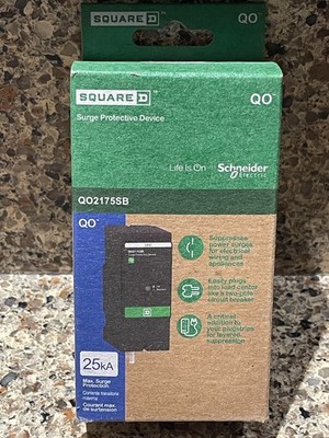 NEW! Square D QO2175SB Surgebreaker - Surge Arrester Protection Device 25kA