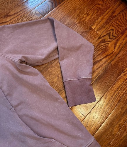Lululemon Scuba Pullover Felpa con Cappuccio Donna 12 Lavati Viola Chiaro con Cappuccio - Foto 2 di 7