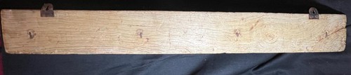 Vecchio appendiabiti cappello ferro battuto in legno intagliato a mano recupero architettonico - Foto 8 di 20