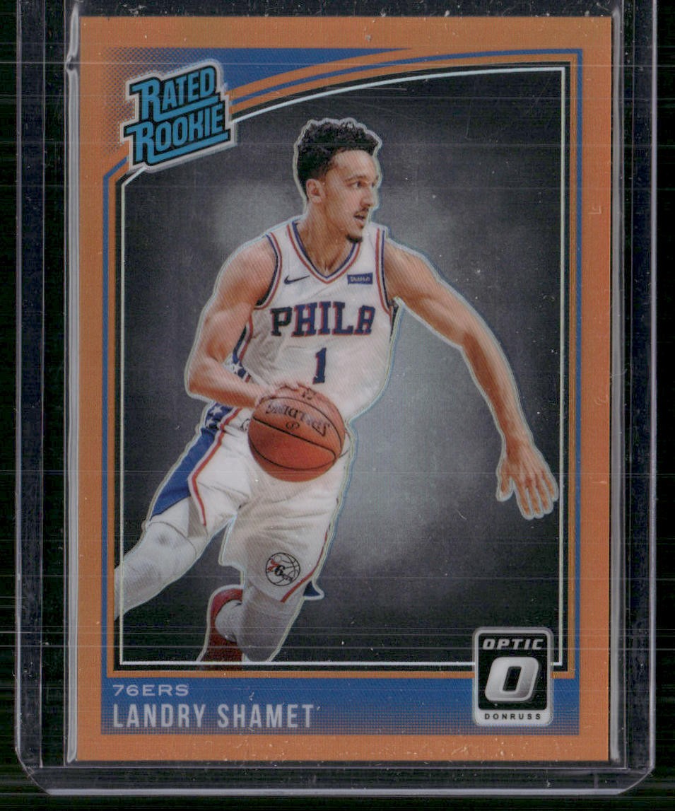 2018-19 Donruss Optic #158 Landry Shamet Orange #/199