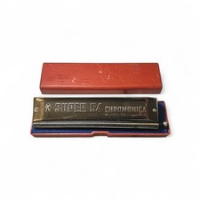 Hohner Super 64 Chromonica Harmonica Made In Germany No 7582 In Red Case