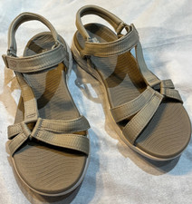 SKECHERS GOGA MAT Nat Go Walk Flex Sublime Adjustable Comfort Sandals Women's 8