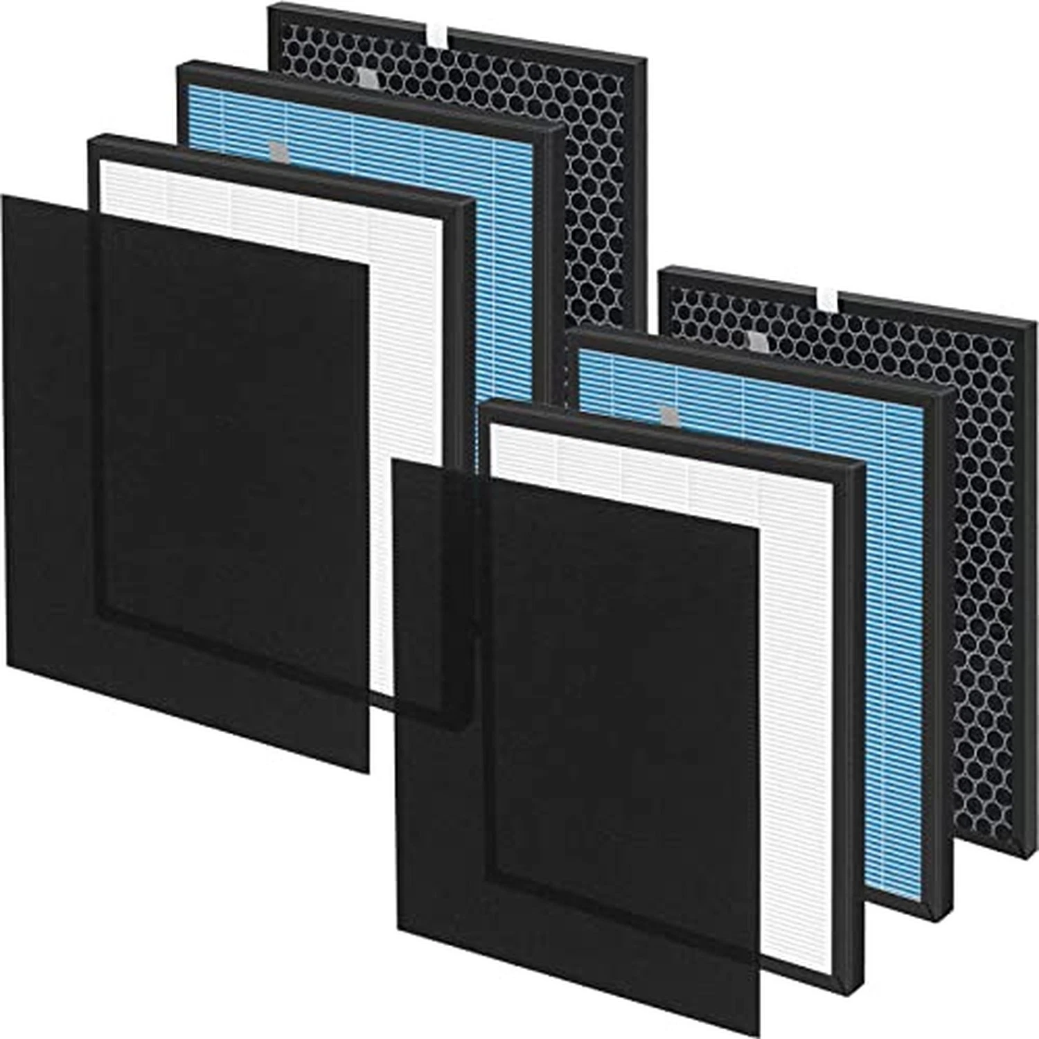 2-Set 10L Pro HEPA Filter Replacement Kit Compatible with Okaysou Airmax 10L Pro and Aiibot-A300 Air Cleaner Purifiers - Thumbnail 2