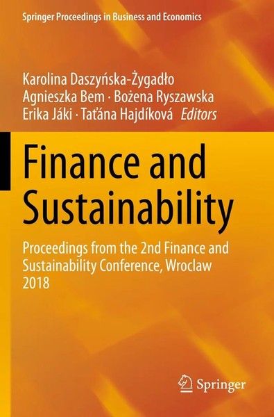 Karolina Daszy¿Ska-¿Ygad¿O (U. A.) | Finance And Sustainability | Taschenbuch-image