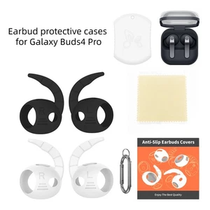 ​3 Paires étuis de protection en silicone pour Galaxy Buds4 Pro Couvertures d'écoute antidérapantes