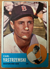 BOSTON RED SOX: 1963 Topps #115 Carl Yastrzemski - VG+