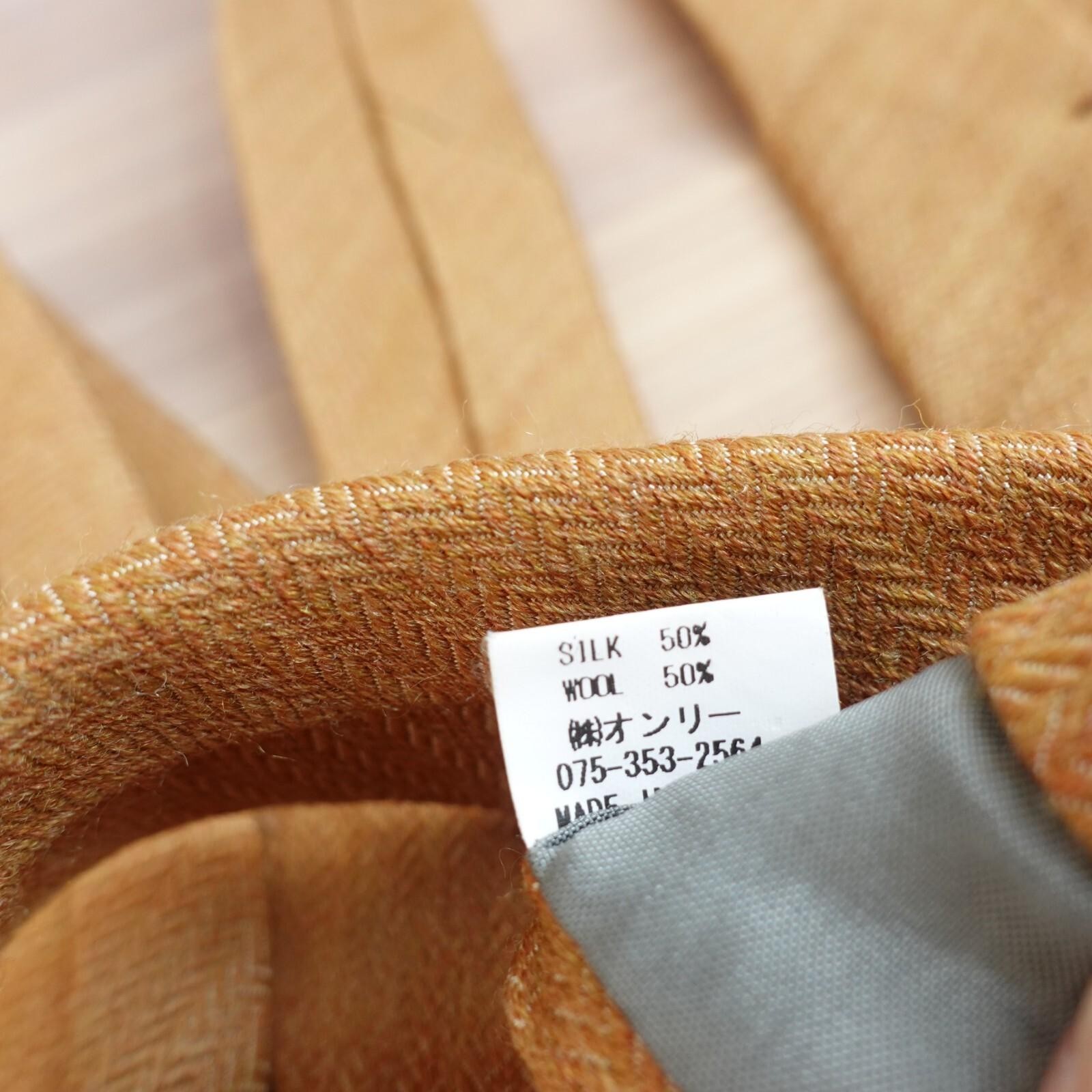 Men Neck Tie Brown Solid Wool Silk Simple Suit Dr… - image 8