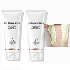 2X 120ml Hair Removal Cream for Women Men Bikini Hair Removal Ge Lotion All Skin