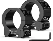 34mm Low Profile Scope Rings Fits Picatinny Rails Mount Heavy Duty 7075 Aluminum