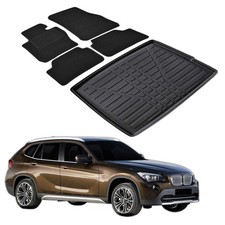 Kofferraumwanne Fu�matten Set F�r BMW X1 E84 2009-2015