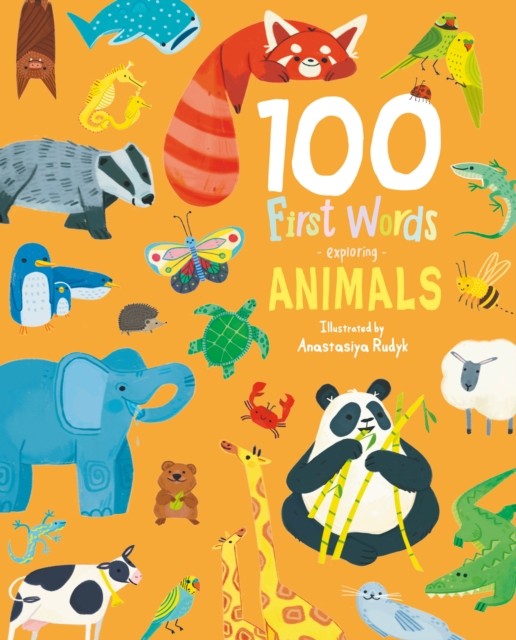Sweet Cherry Publishing Blue/Green 100 First Words Exploring Animals By - Ages 3-5 - Board Book - Image 4